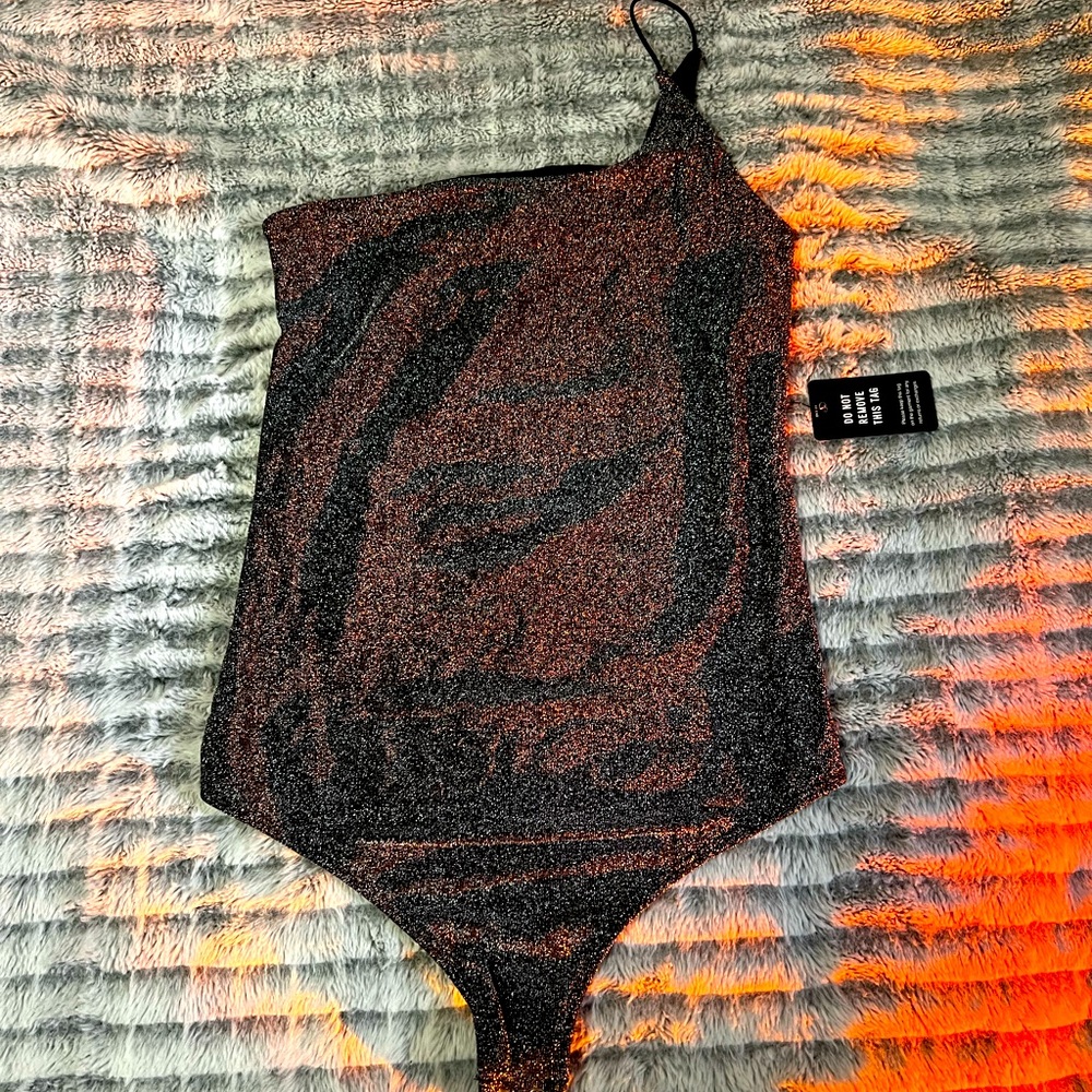 Express Shimmer Bodysuit NWT Sz Small